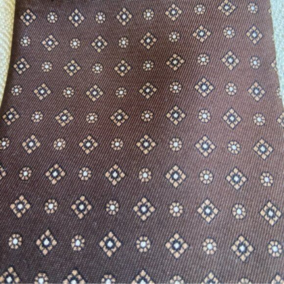 Vtg Men's Retro Casual Designer Collection Geometric Pattern Tie - Picture 5 of 6